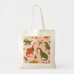 Bolso De Tela Navidades Dino Fiesta: Tree Rex