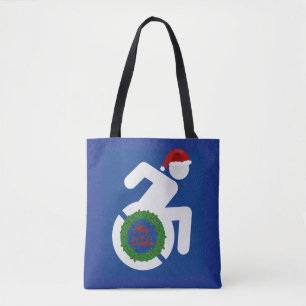 Bolso De Tela Navidades discapacitados