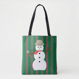 Bolso De Tela Navidades divertidos y entusiastas Detective Snowm