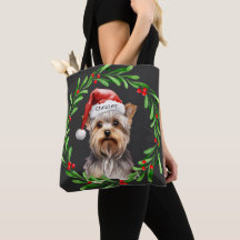 Navidades Dog Yorkie Yorkshire Terrier Holidays