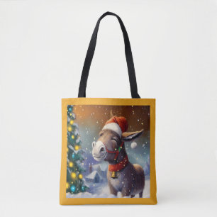Bolso De Tela Navidades Donkey 1