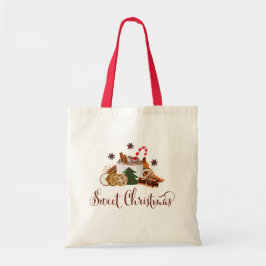 Bolso De Tela Navidades dulces Frappuccino Cookie Cinnamon Art