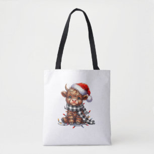 Bolso De Tela Navidades educados iluminan a Navidades divertidos