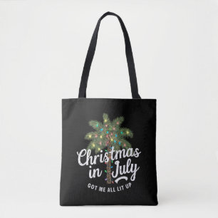 Bolso De Tela Navidades en julio me pusieron todos al descubiert