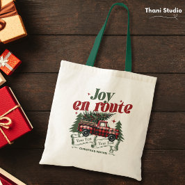 Bolso De Tela Navidades en ruta comienzan camionetas y X-Mas Tre