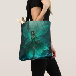 Bolso De Tela Navidades encantados de la Selva de Invierno de Le