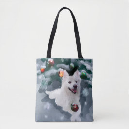 Bolso De Tela Navidades esquimales de perro de Estados Unidos