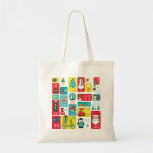 Bolso De Tela Navidades estilo Personalizado de calendario antic