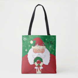 Bolso De Tela Navidades Eve Santa Monograma