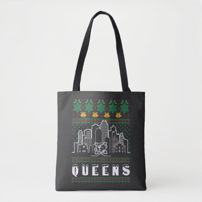 Bolso De Tela Navidades feos de Queens New York (Anverso)