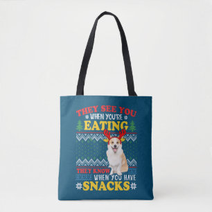 Bolso De Tela Navidades feos que ven que estás comiendo Navidad