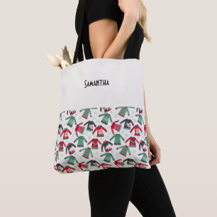 Bolso De Tela Navidades feos Suministros de Fiesta de suéter Nom