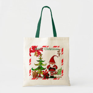 Bolso De Tela Navidades Folk Whimsey GIFT