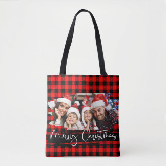 Bolso De Tela Navidades fotográficos personalizados de Buffalo P
