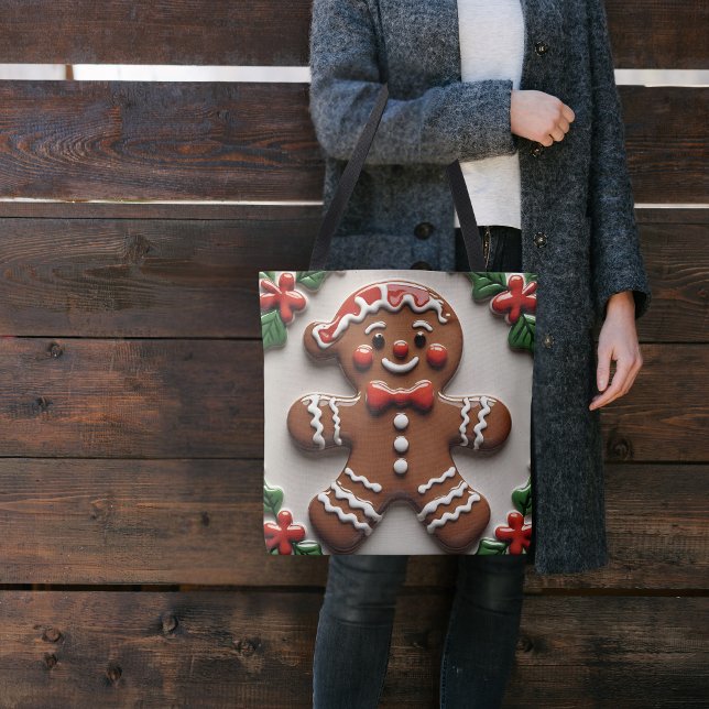 Bolso De Tela Navidades Gingerbread Man (Subido por el creador)