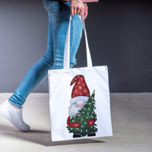 Bolso De Tela Navidades Gnome