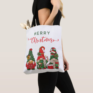 Bolso De Tela Navidades Gnomes