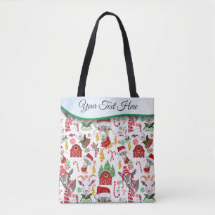 Bolso De Tela Navidades GOATS Candy and Jingle Bells