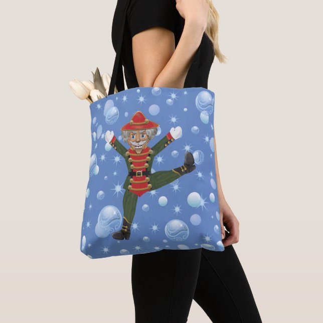 Bolso De Tela Navidades graciosos adoran ballet nucracker (Detalle)