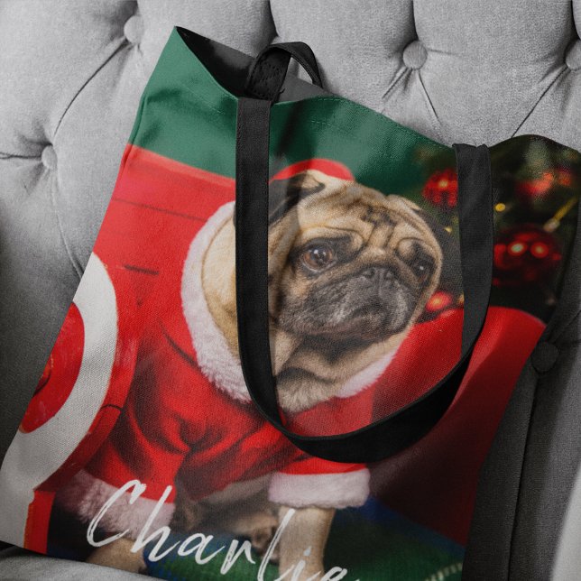 Bolso De Tela Navidades graciosos Mascotas de perros cachorros (Subido por el creador)