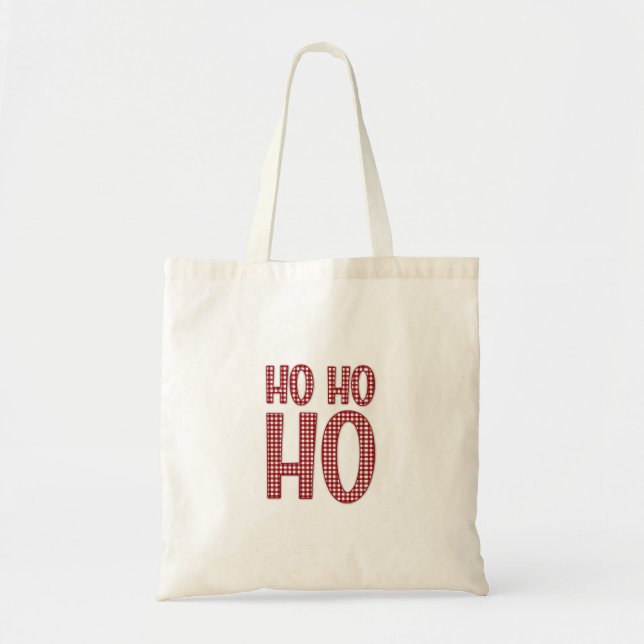 Bolso De Tela Navidades Ho Ho Ho Ho Tote Bag (Frente)