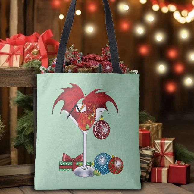 Bolso De Tela Navidades Holiday Joy Dragon (Subido por el creador)