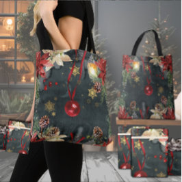 Bolso De Tela Navidades Holiday Splendor