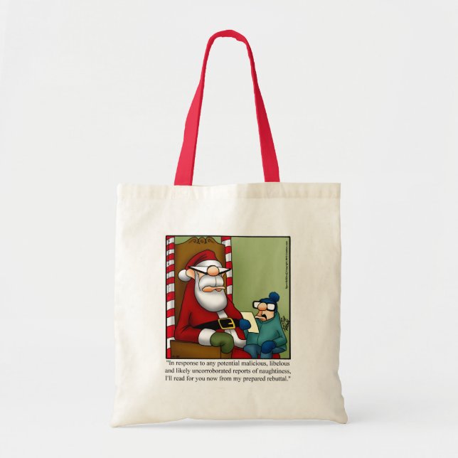 Bolso De Tela Navidades Humor Canvas Bag "Spectickles" (Frente)