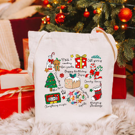 Bolso De Tela Navidades Icons Holiday Season Festite Cute
