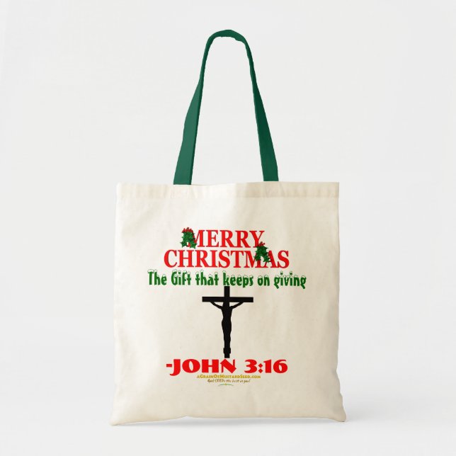 Bolso De Tela Navidades Jesús (Frente)