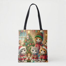 Bolso De Tela Navidades Kitty Celebration