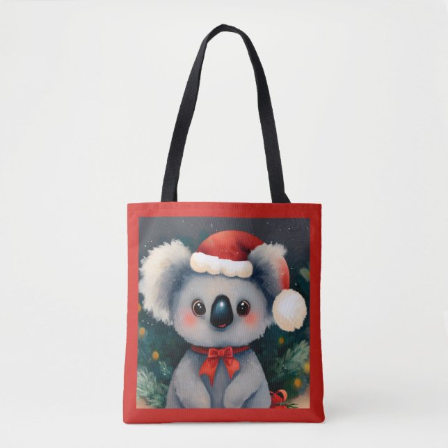 Bolso De Tela Navidades Koala 1 (Anverso)