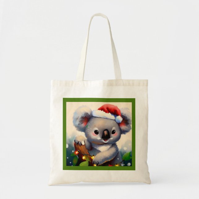Bolso De Tela Navidades Koala 2 (Frente)