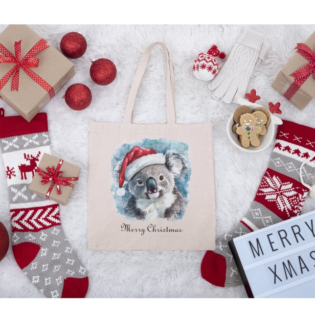 Bolso De Tela Navidades Koala, personalizable (Subido por el creador)