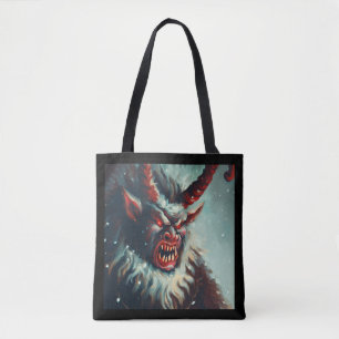 Bolso De Tela Navidades Krampus 3