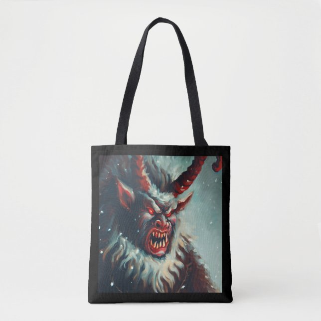Bolso De Tela Navidades Krampus 3 (Anverso)
