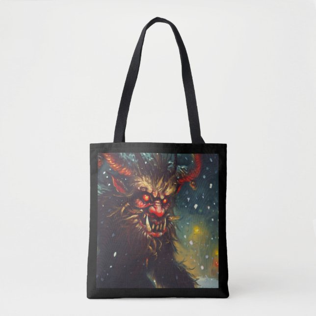 Bolso De Tela Navidades Krampus 4 (Anverso)