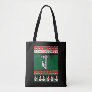 Bolso De Tela Navidades Lineman Ugly Sweater