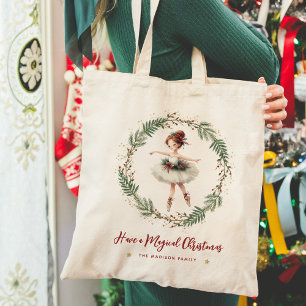 Bolso De Tela Navidades mágicos festivos Ballerina