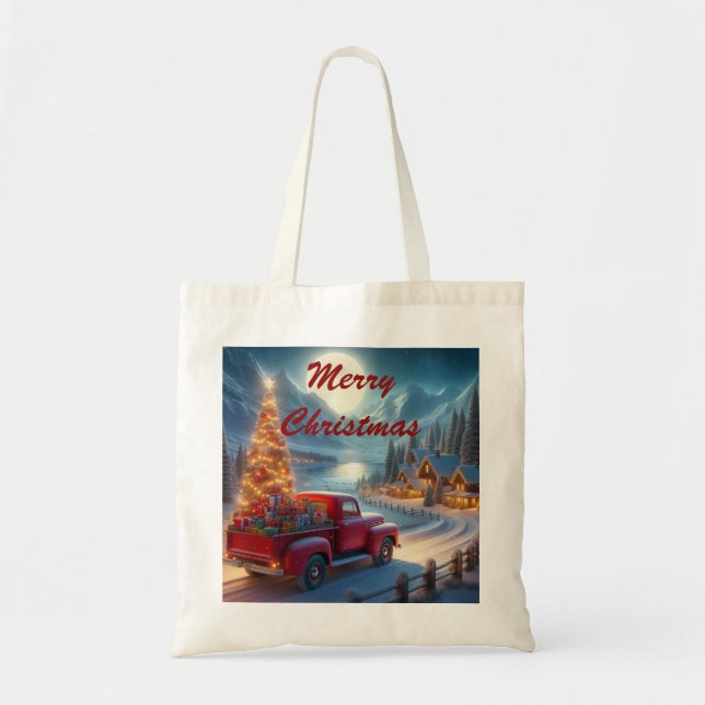 Bolso De Tela Navidades mágicos hasta entrega (Frente)