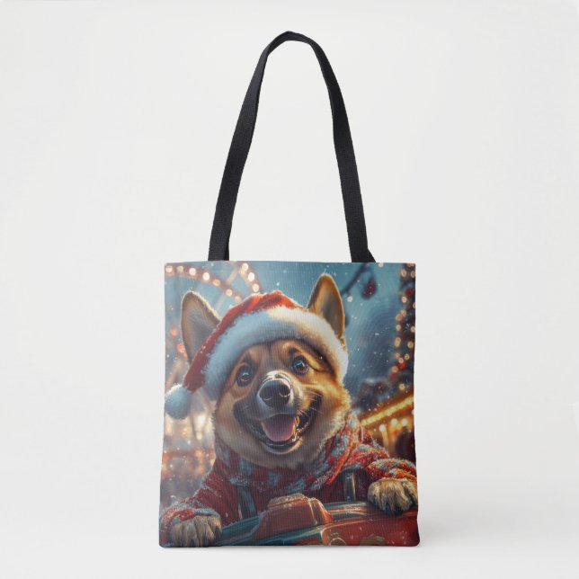 Bolso De Tela Navidades malineses de montaña rusa (Anverso)