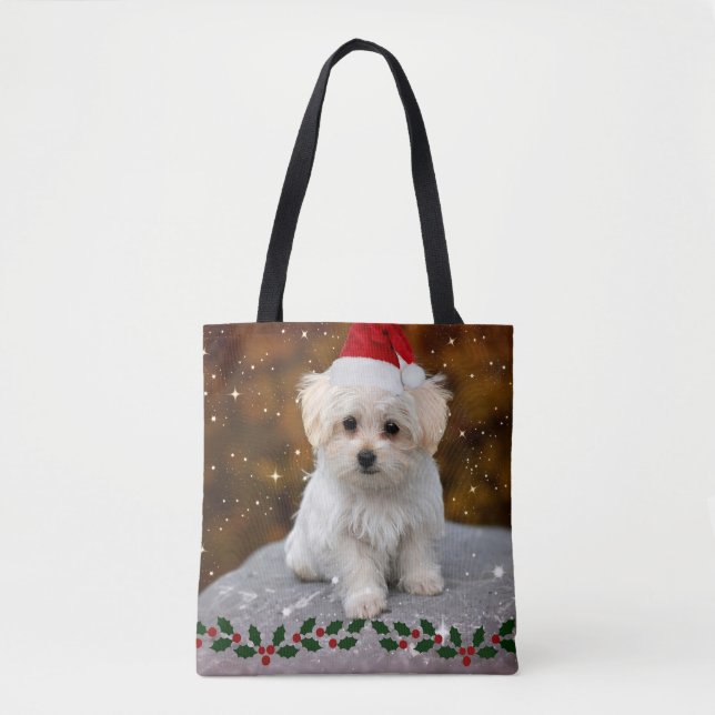 Bolso De Tela Navidades malteses (Anverso)