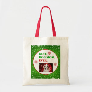 Bolso De Tela Navidades mejor foto de mamá de perro