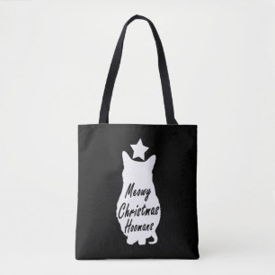 BOLSO DE TELA NAVIDADES MEOWY