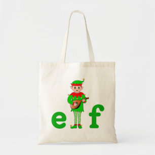 Bolso De Tela Navidades modernos Musical Elf Tote Bag
