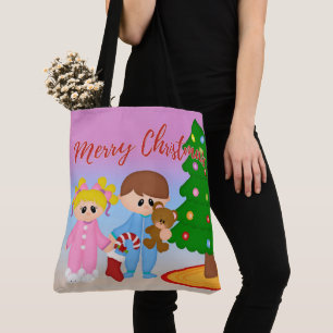 Bolso De Tela Navidades Morning Children
