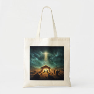 Bolso De Tela Navidades/Natividad/Jesús