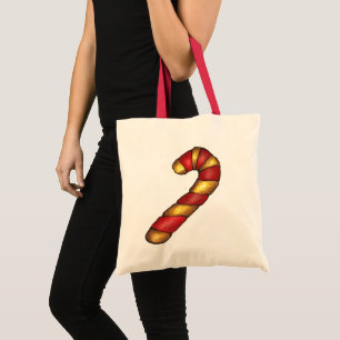 Bolso De Tela Navidades Navidad Candy Candy Cookie Tote con ment