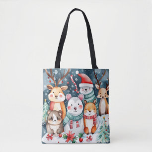 Bolso De Tela Navidades Navidades temáticos lindos animales