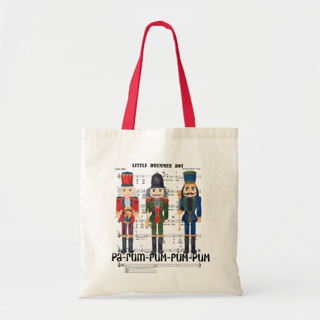 Bolso De Tela Navidades Nutcracker (Frente)